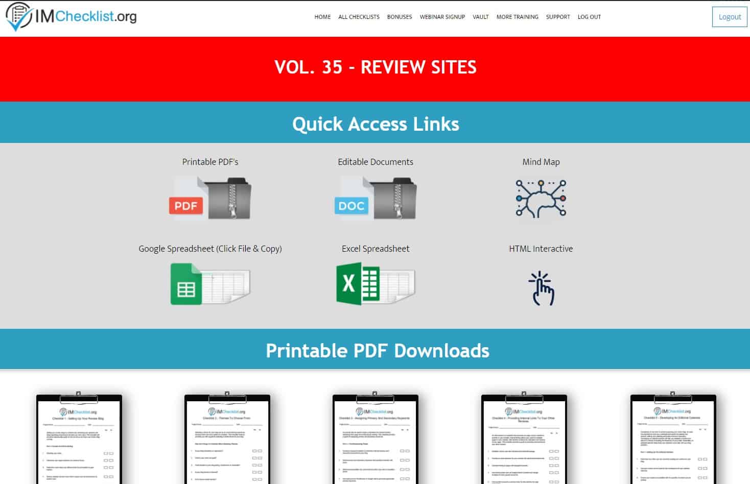 IMChecklist Download v35