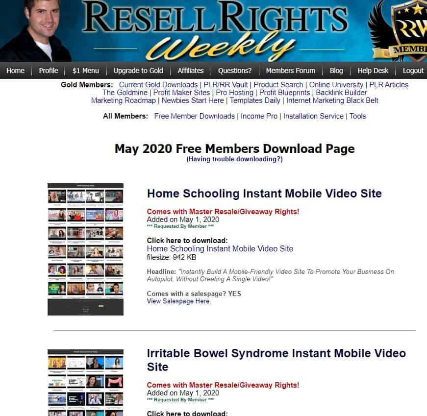 Resell Rights Weekly Review